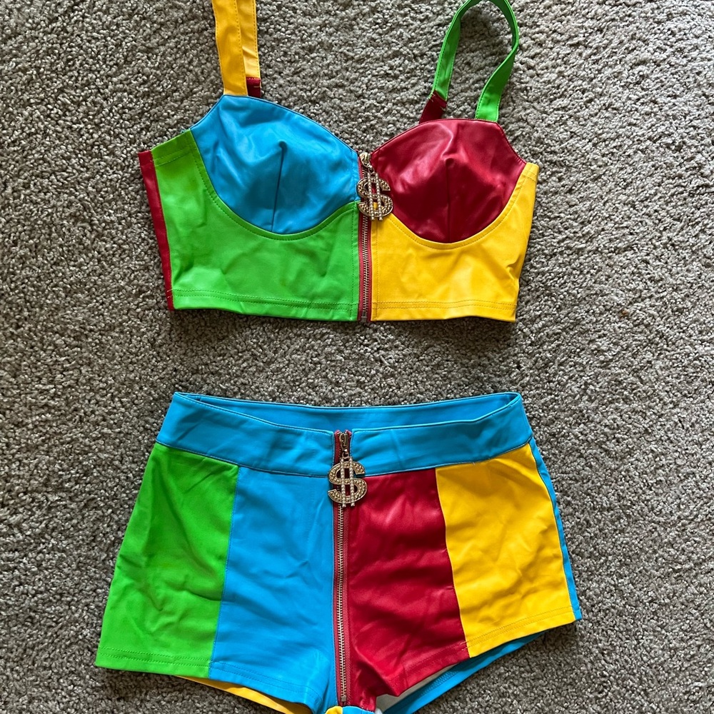 2 pc Vibrant Set💚🩵❤️💛 - Picture 5 of 7